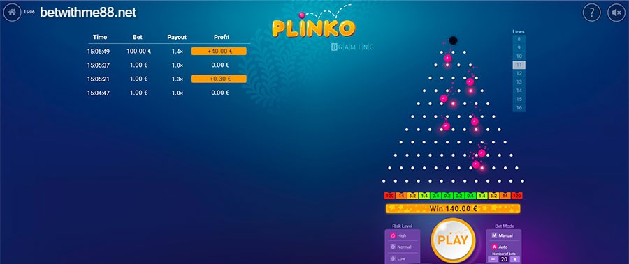 Cách chơi Plinko tại Me88 rất đơn giản nhưng thú vị